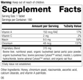 Chromium Complex, 180 Tablets, Rev 03 Supplement Facts