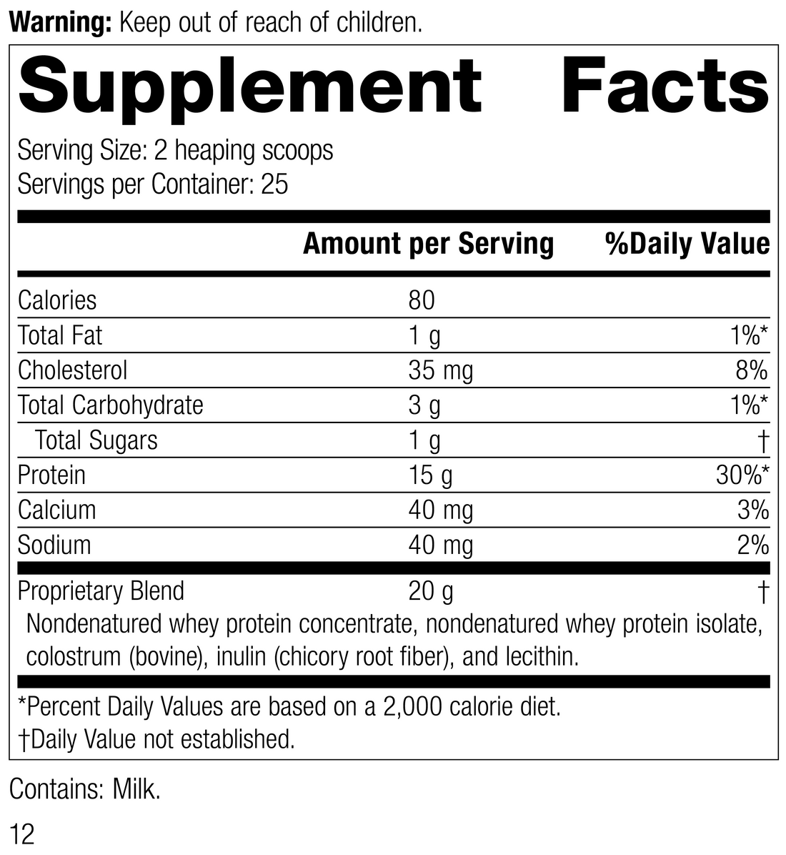 Whey Pro Complete, 19 Ounces (540 g)