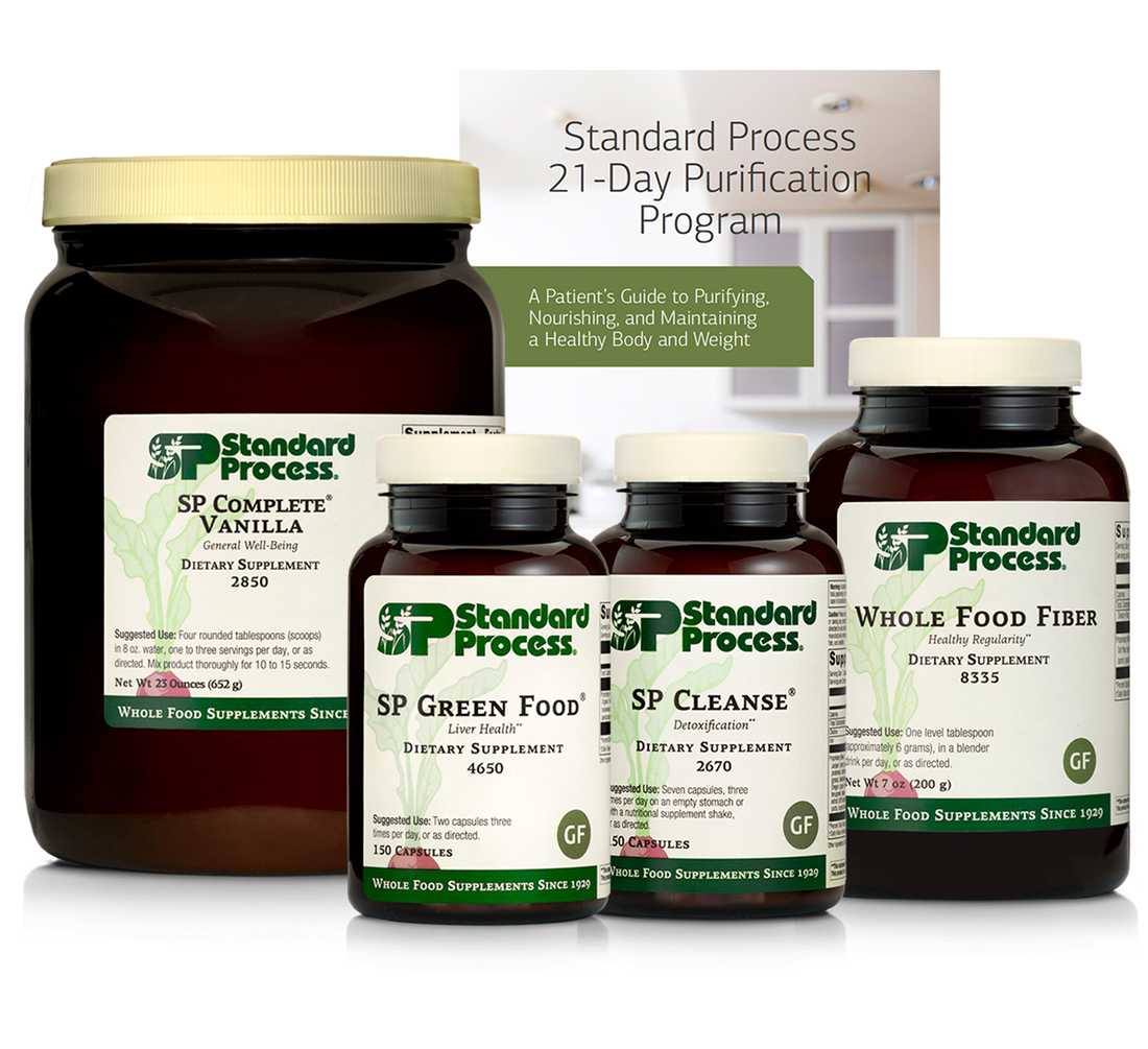 Purification Product Kit with SP Complete® Vanilla and Whole Food Fiber, 1 Kit With SP Complete Vanilla & Whole Food Fiber