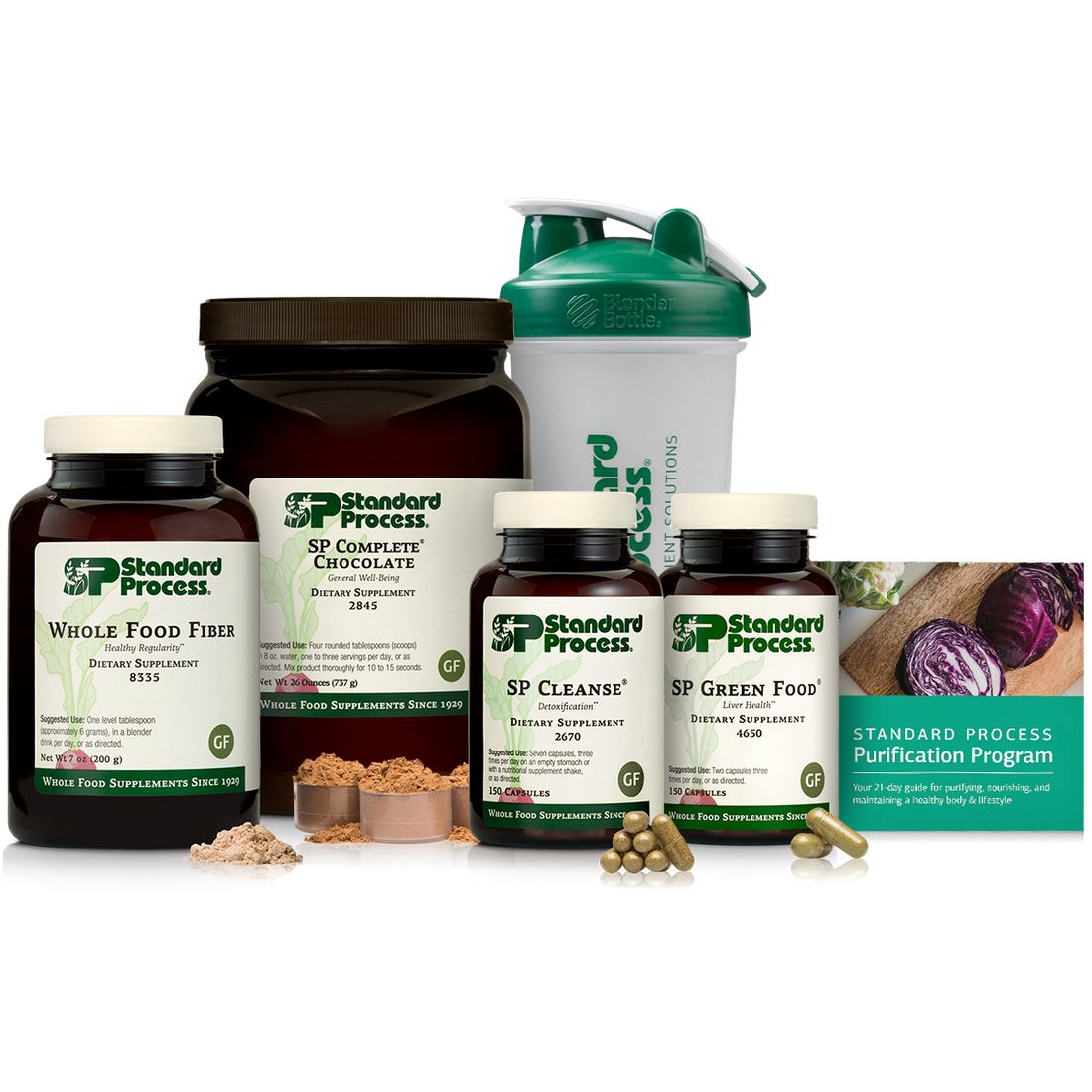 Purification Product Kit with SP Complete® Chocolate and Whole Food Fiber, 1 Kit With SP Complete Chocolat & Whole Food Fiber