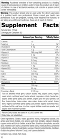 Daily Fundamentals - General Health, Rev 09 Supplement Facts