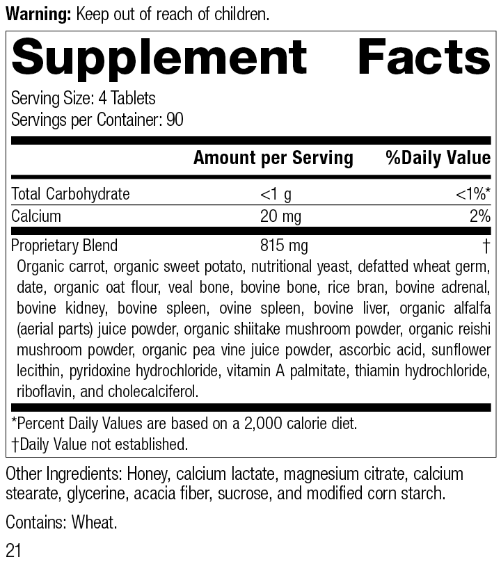 Cyrofood®, 360 Tablets