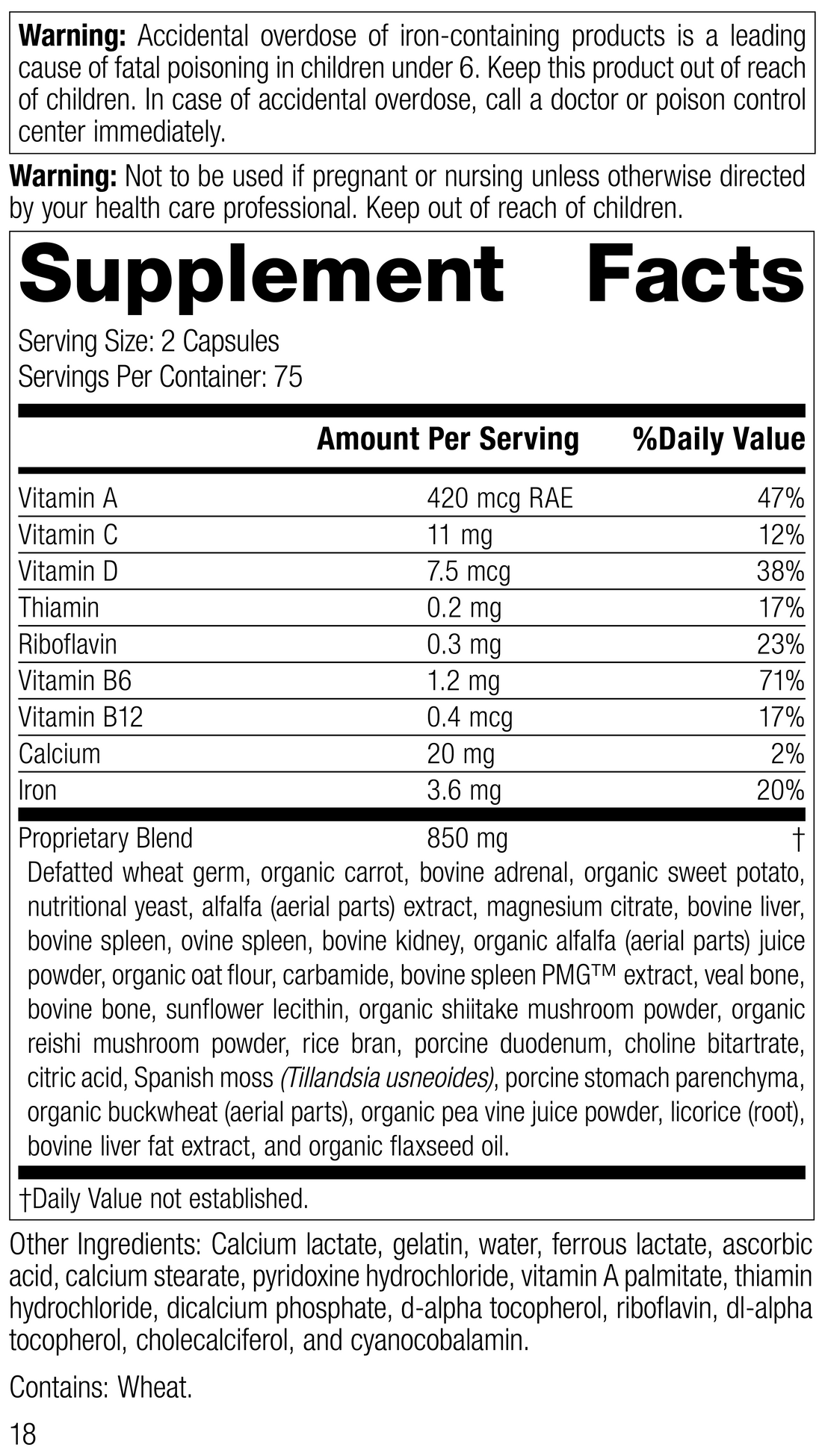 Image of Catalyn® with Iron, formerly known as e-Poise®, 150 capsules.