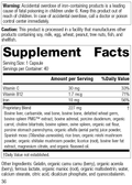 Ferrofood®, 40 Capsules, Rev 35 Supplement Facts