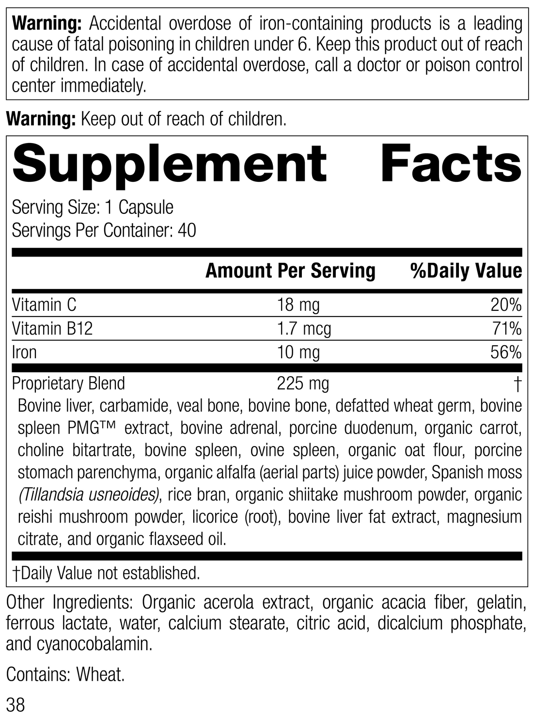 Ferrofood®, 40 Capsules