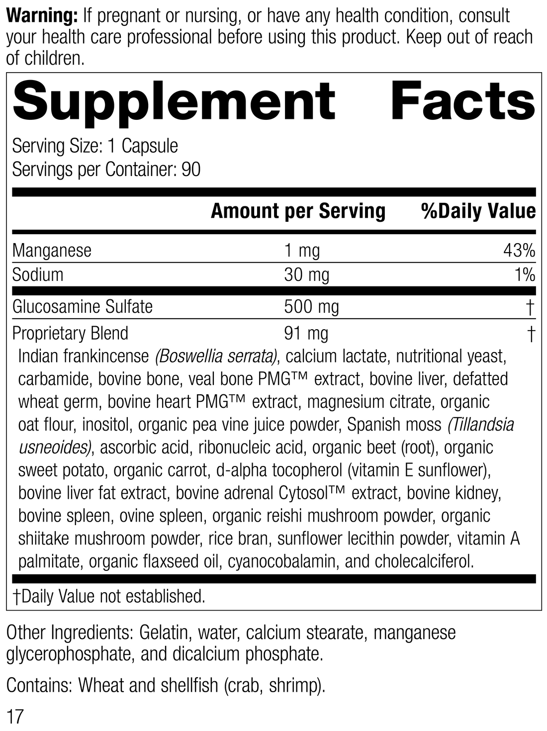 Glucosamine Synergy®, 90 Capsules