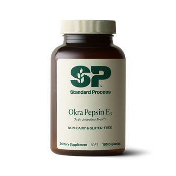 Okra Pepsin E3, 150 Capsules