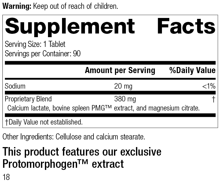 Spleen PMG®, 90 Tablets