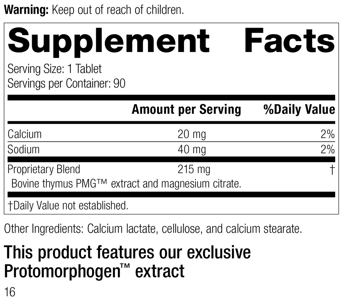 Thymus PMG®, 90 Tablets