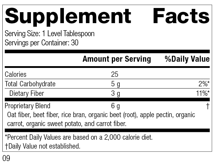 Whole Food Fiber Powder Bottle