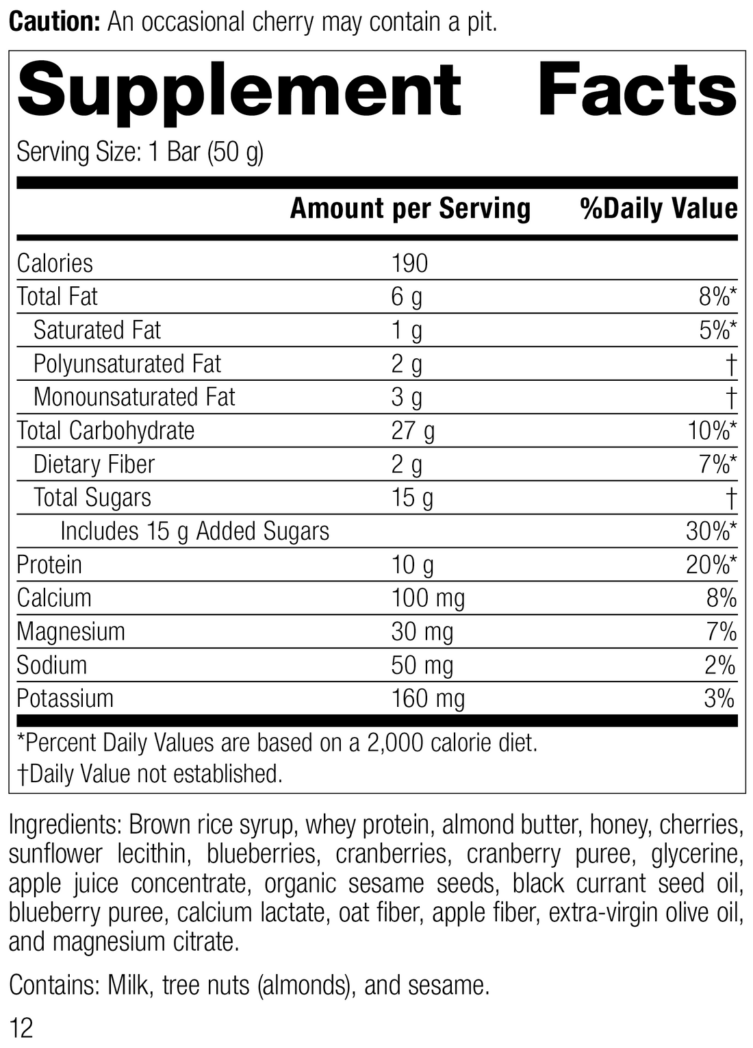 StandardBar®-Berry, 18 1.75 oz. (50 g) Bars