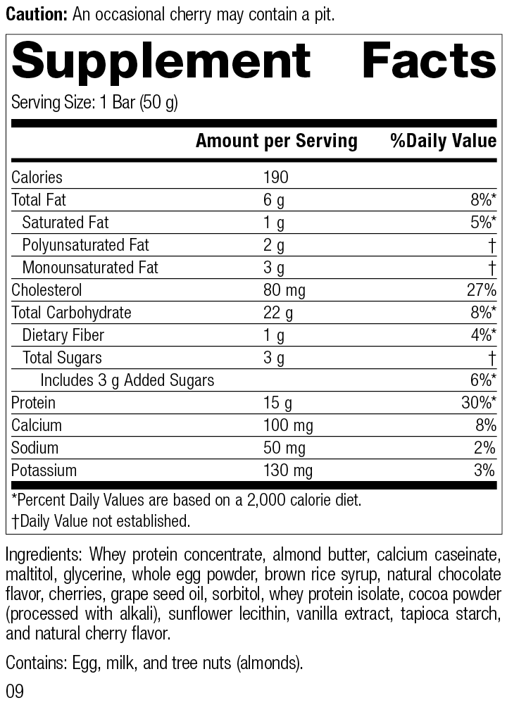 StandardBar®-Cocoa Cherry, 18 1.75 oz. (50 g) Bars