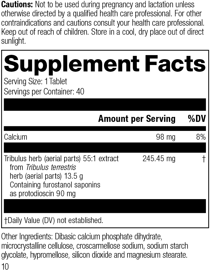 Tribulus, 40 Tablets