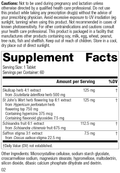 Nevaton Forte, 60 Tablets, Rev 01 Supplement Facts 