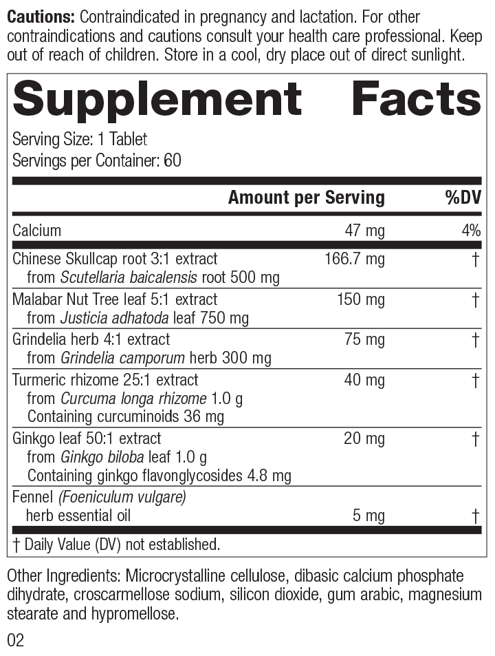 PulmaCo, 60 Tablets