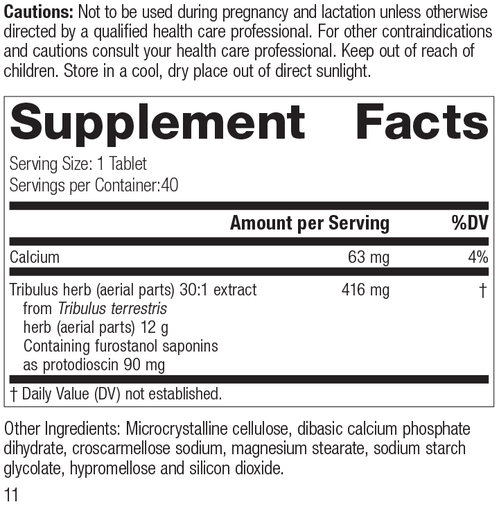 Tribulus, 40 Tablets